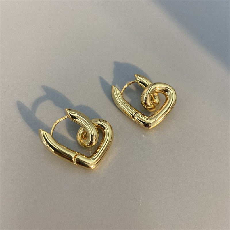 High-grade Large Circle Retro Design Earrings