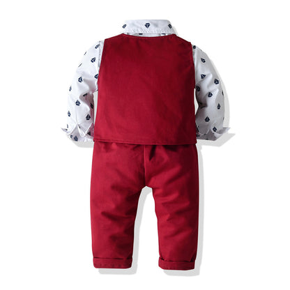 Boy Suit Clothes Set