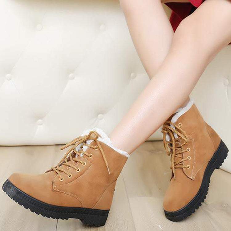 Winter Snow Boots With Warm Plush Ankle Boots