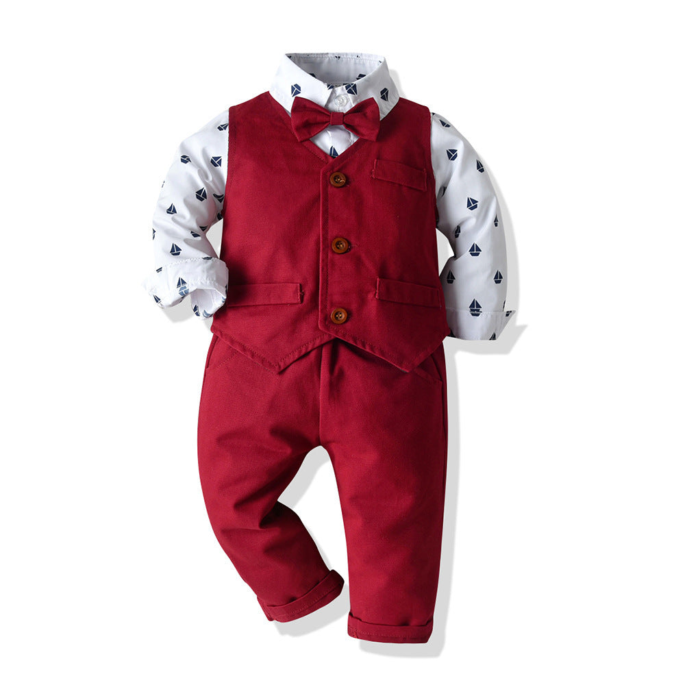 Boy Suit Clothes Set