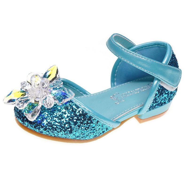 Girls crystal shoes rhinestone shoes