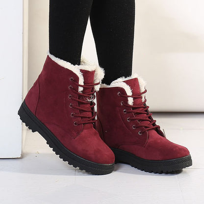 Winter Snow Boots With Warm Plush Ankle Boots