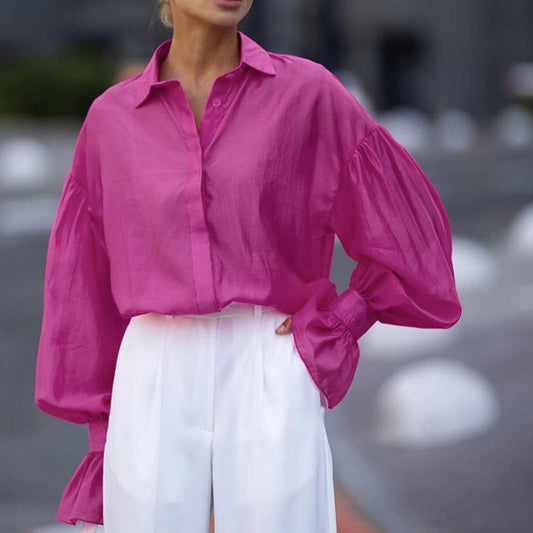 Long Sleeves Loose Shirt
