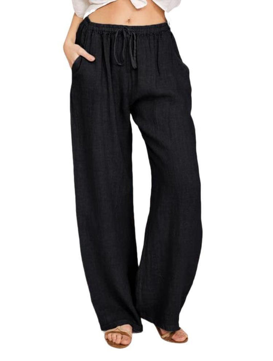 Women's Casual Cotton And Linen Loose Pants