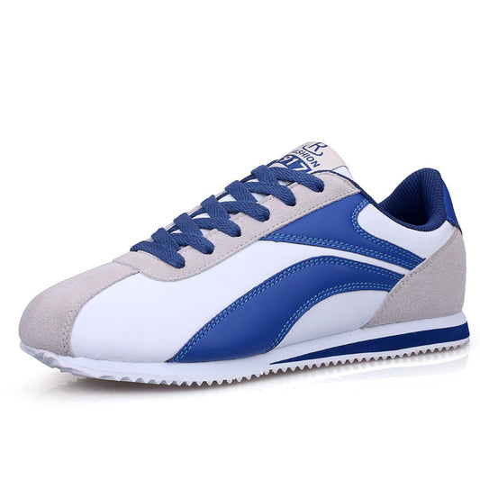 Men's Low-Top Leather, Lightweight Casual Sports Shoes