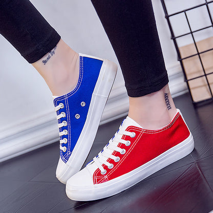 Couple's two color shoes