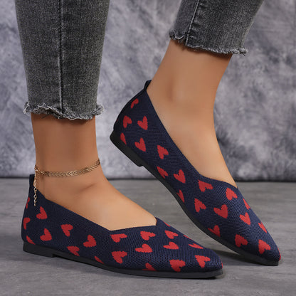 Women's Flat Casual Light Knit Shoes