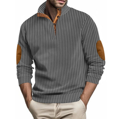 Men's Casual Vertical Stripes Sweater