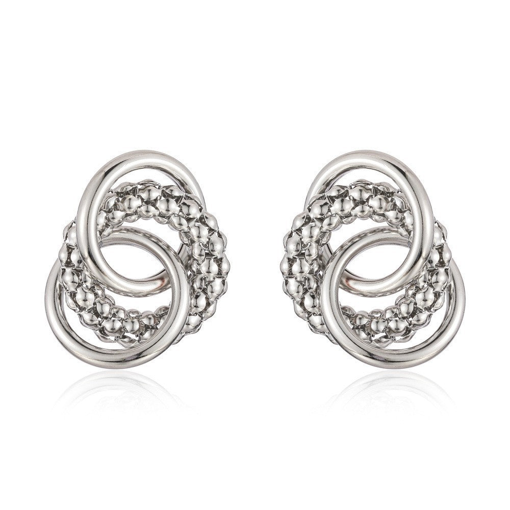 High-grade Large Circle Retro Design Earrings