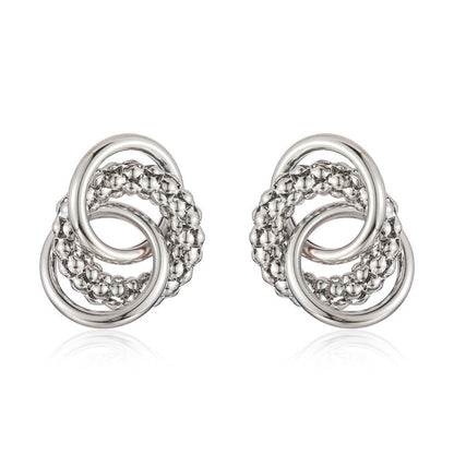 High-grade Large Circle Retro Design Earrings