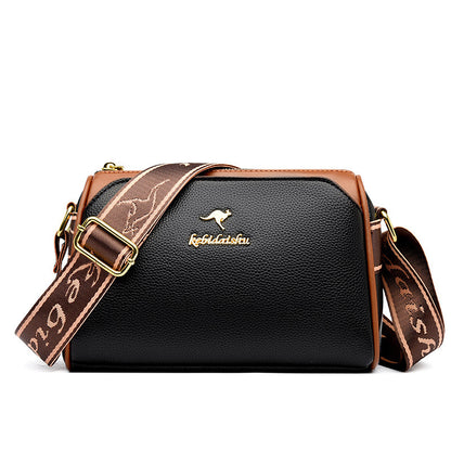 Women's Rhombus Leather Fashion Shoulder Bag