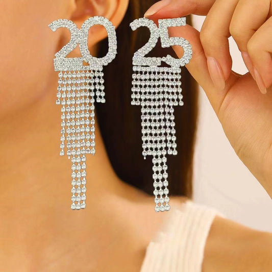 2025 New Year Earrings