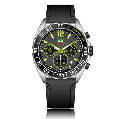 Quartz Watch Clock Six-pin Timing Sports Wrist
