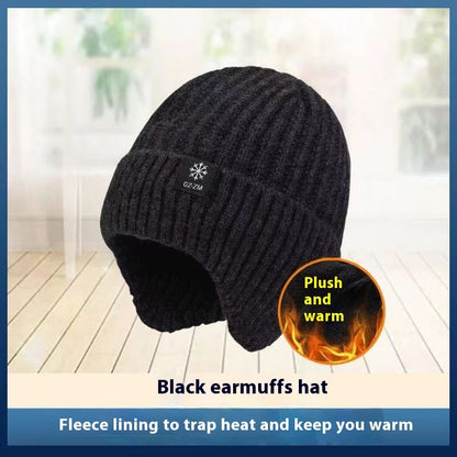 Men's Winter Warm Wool Hat Ear Protection