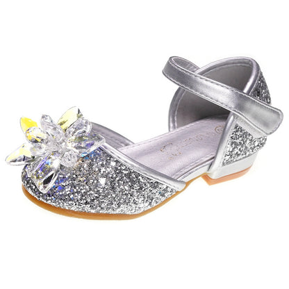 Girls crystal shoes rhinestone shoes