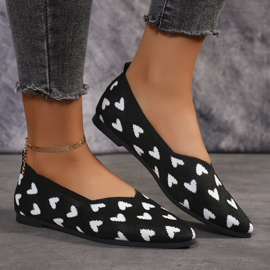 Women's Flat Casual Light Knit Shoes