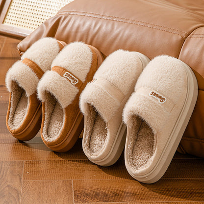 Warm Fashion Interior Home Couple Cotton Slippers