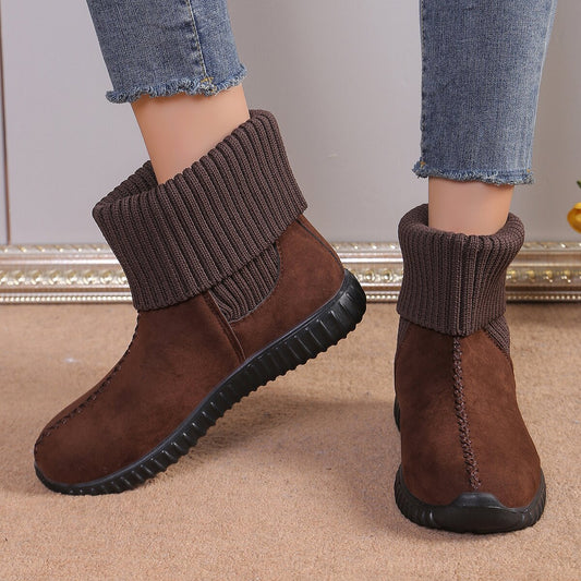 Women's Flat Ankle Comfortable Snow Boots