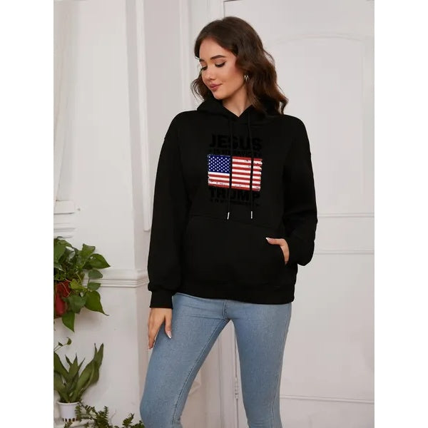 Women Casual Hooded Sweatshirt