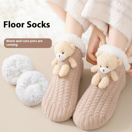 Women's Thick Socks Winter Fleece Lined