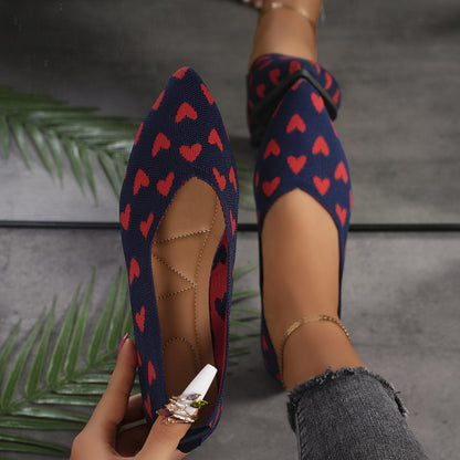 Women's Flat Casual Light Knit Shoes