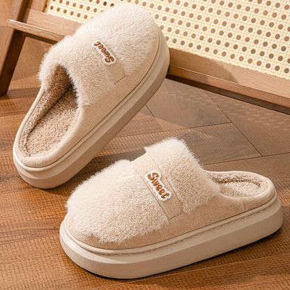 Warm Fashion Interior Home Couple Cotton Slippers