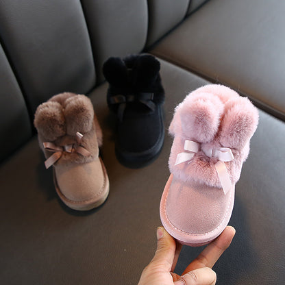 New Girls' Plush Winter Boots