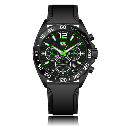 Quartz Watch Clock Six-pin Timing Sports Wrist