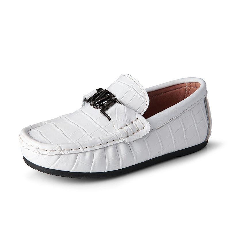 Children's Slip-on Leather Shoes