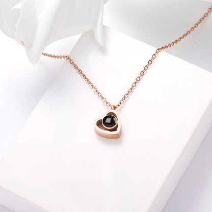 Heart- Shaped Necklace Love