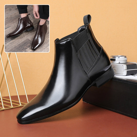 Business Formal Leather style Boots For Men