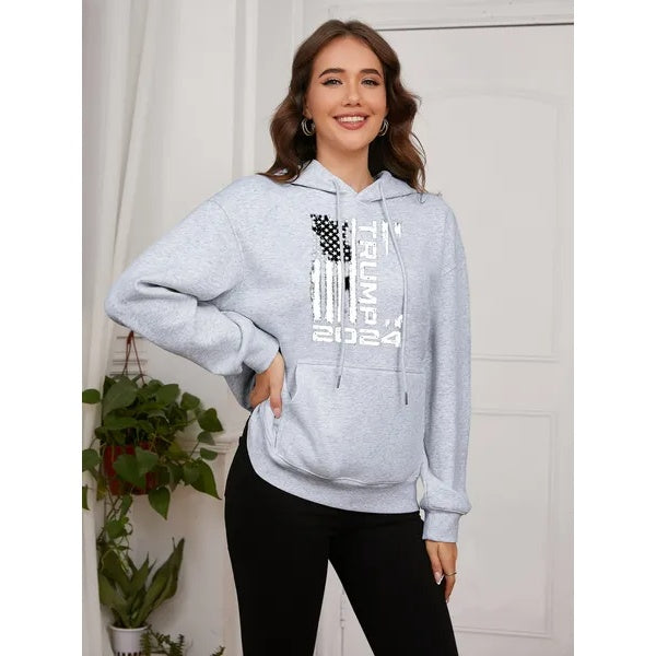 Women Casual Hooded Sweatshirt