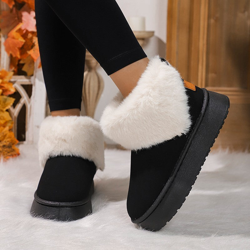 Winter Fashion Plush Snow Boots