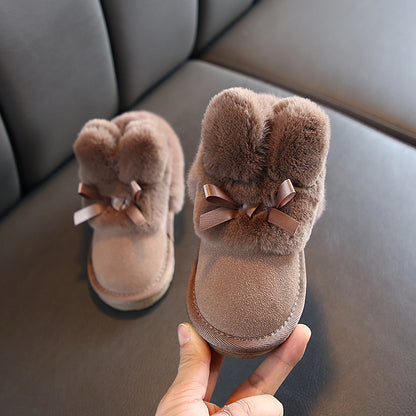 New Girls' Plush Winter Boots