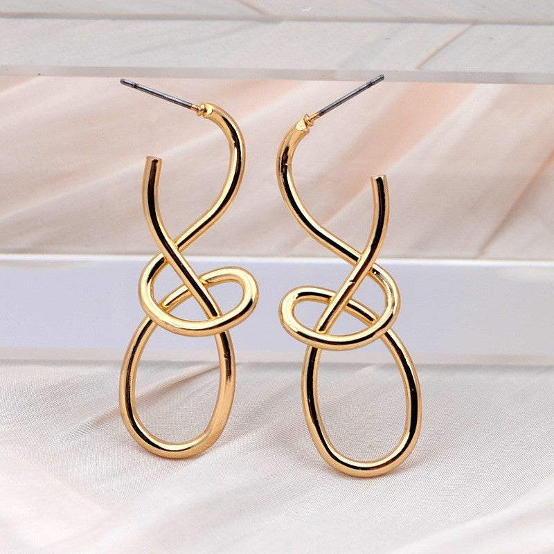 High-grade Large Circle Retro Design Earrings