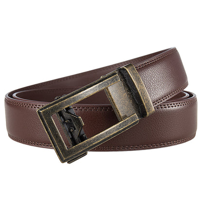 Antique Cowhide Men's Leather Belt