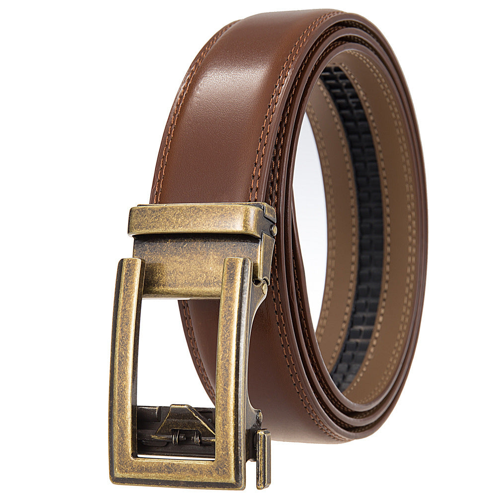 Antique Cowhide Men's Leather Belt