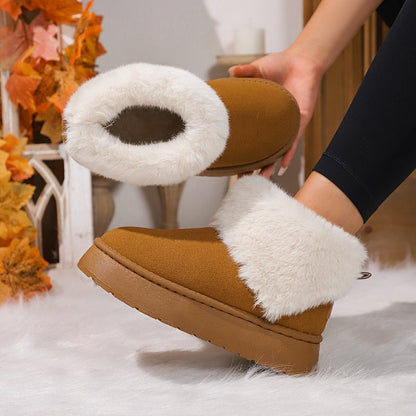 Winter Fashion Plush Snow Boots