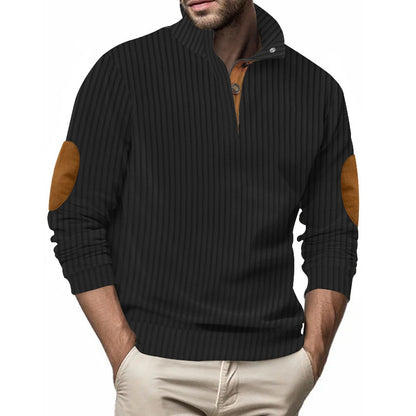 Men's Casual Vertical Stripes Sweater