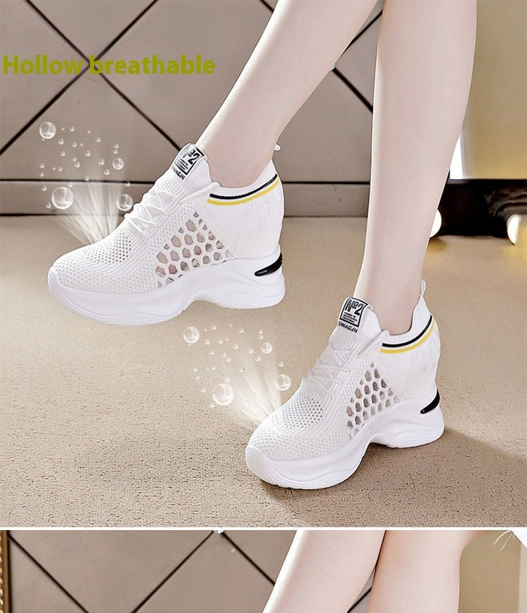 Breathable Height Increasing Women's Shoes