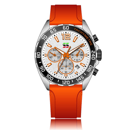 Quartz Watch Clock Six-pin Timing Sports Wrist