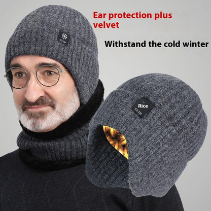 Men's Winter Warm Wool Hat Ear Protection