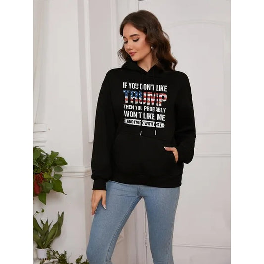 Women Sweatshirt Casual Hooded Sweatshirt