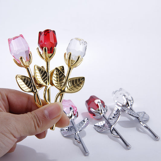 Mother's Day Creative Gift Crystal Rose