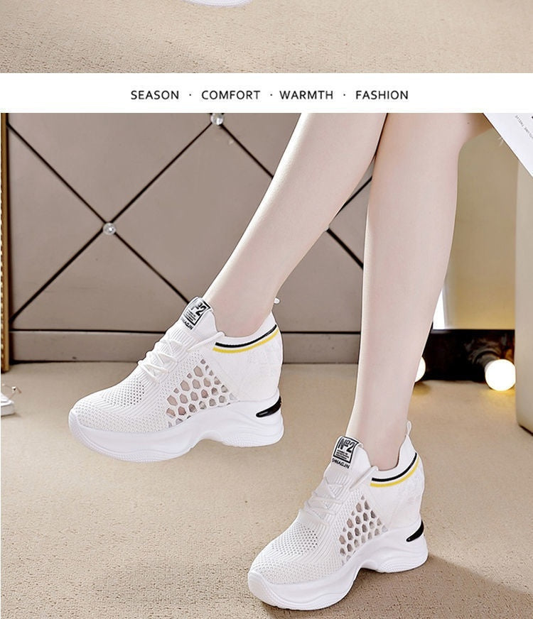 Breathable Height Increasing Women's Shoes