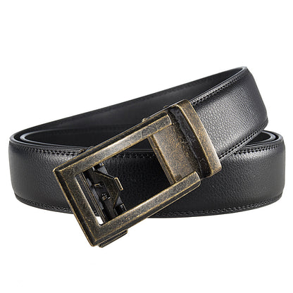 Antique Cowhide Men's Leather Belt