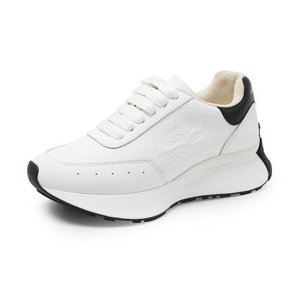 Leather Sports Casual White Shoes