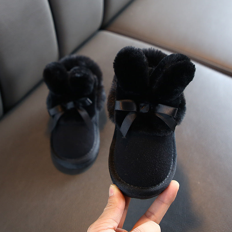 New Girls' Plush Winter Boots