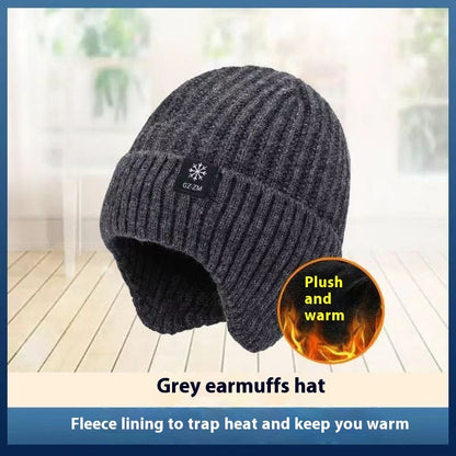 Men's Winter Warm Wool Hat Ear Protection