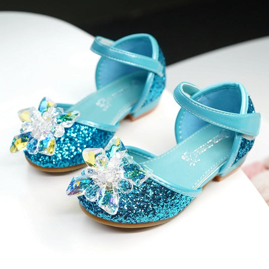 Girls crystal shoes rhinestone shoes